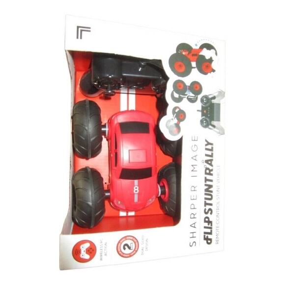 ✅ Sharper Image Remote Control RC Cars Flip Stunt Rally Car Toy for Kids, - Picture 4 of 11